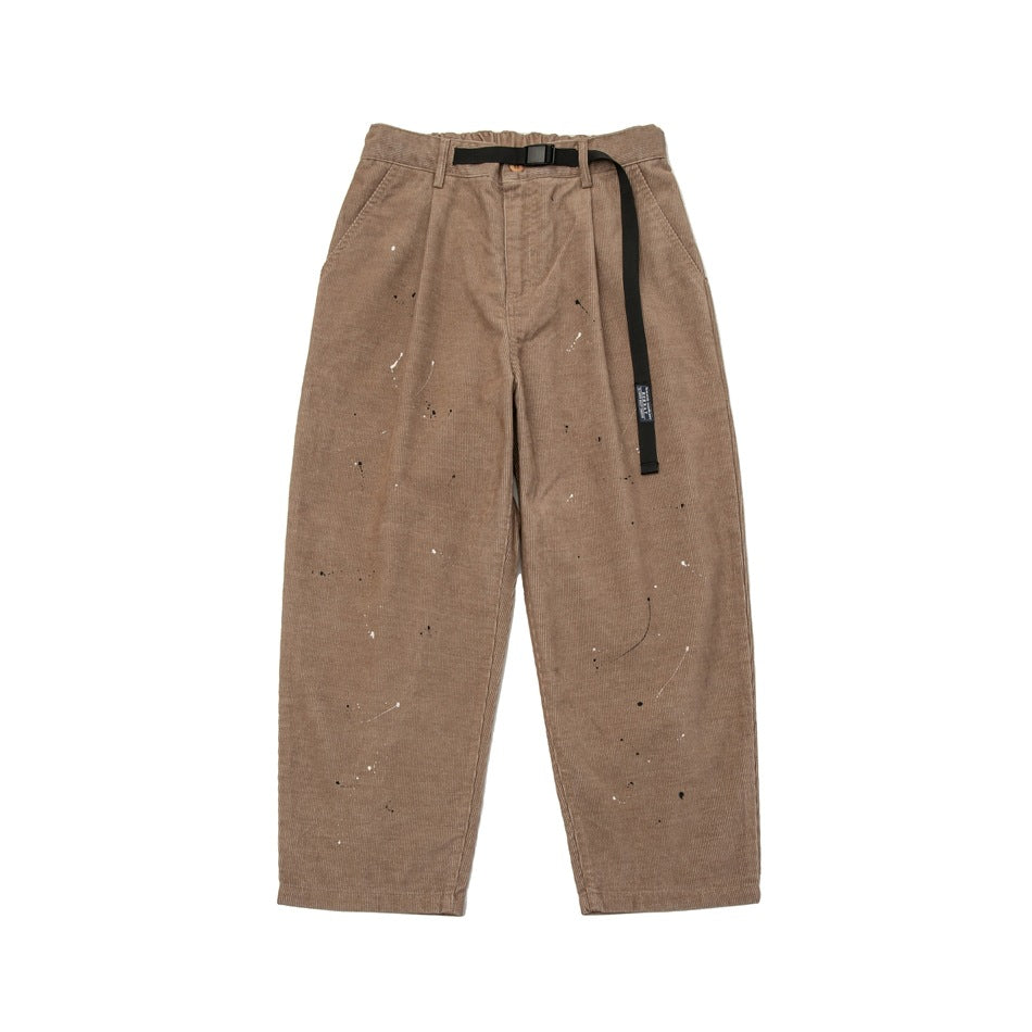 Oversized Paint-spilll Trousers - threadspired