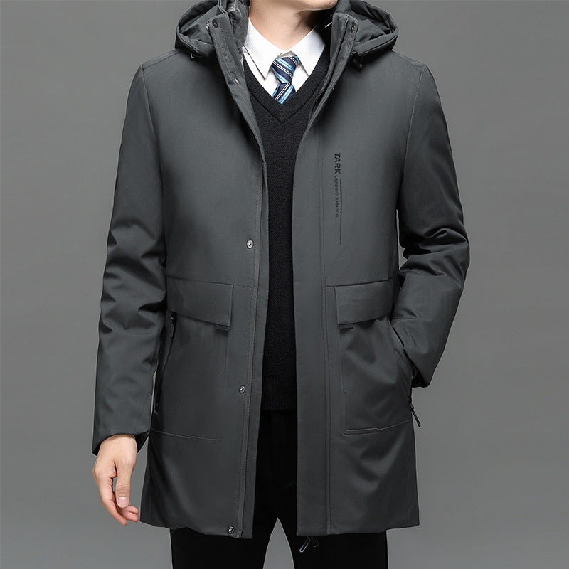 Men's Thickened Detachable Liner Thermal Cotton Padded Jacket - threadspired