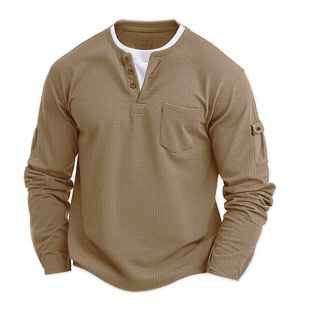 Two Pieces Double V-neck Shirt - threadspired