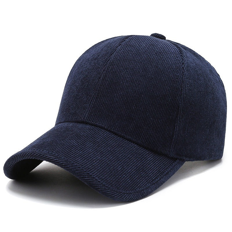 Four Seasons Corduroy Color Baseball Cap Casual All-matching - threadspired