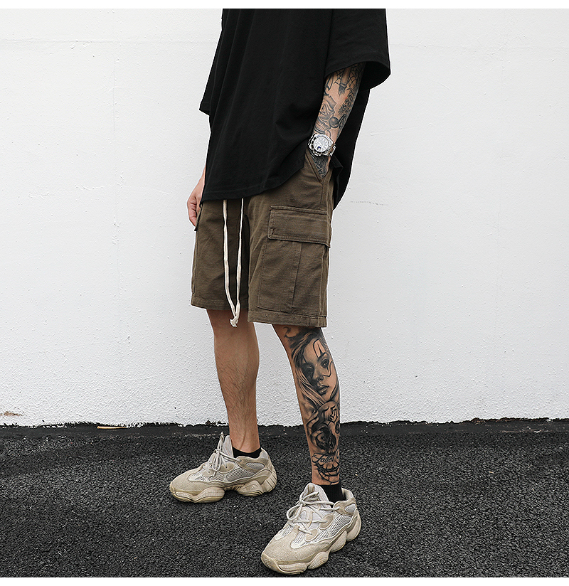 Distressed cargo shorts - threadspired