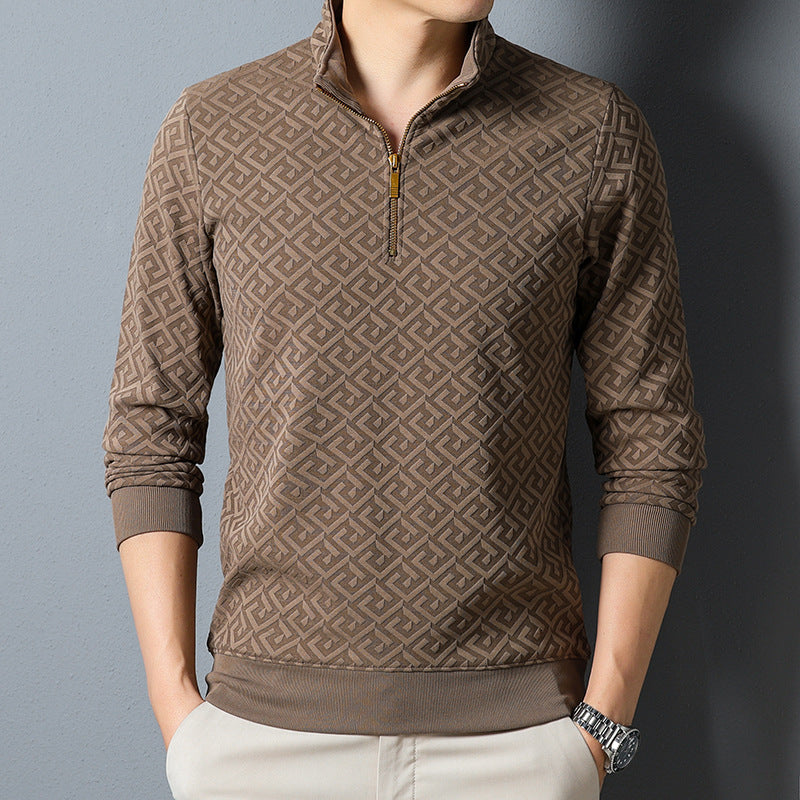 Casual Collared Bottoming Shirt - threadspired