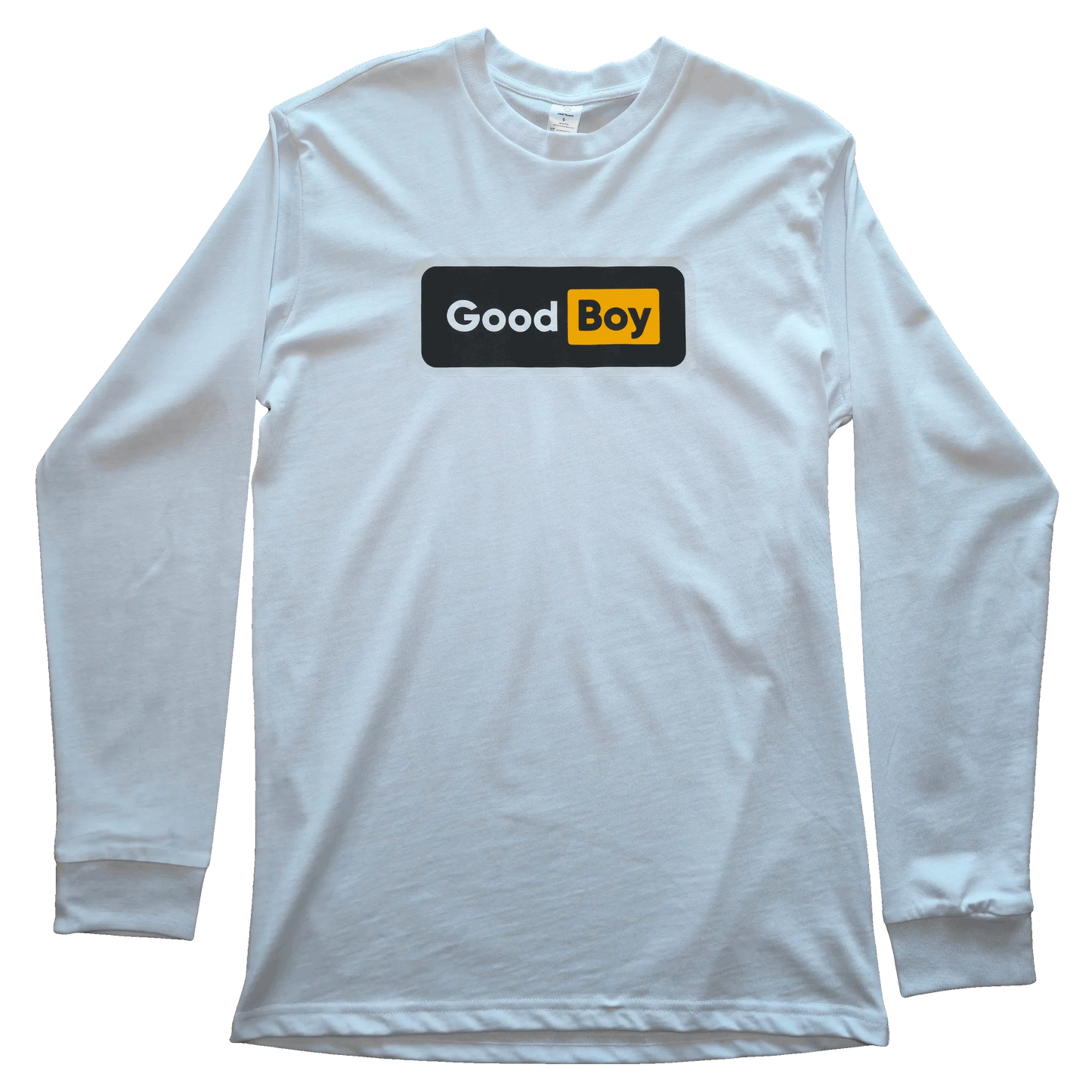 Drop Shoulder Full Sleeve - White (Good Boy) - threadspired