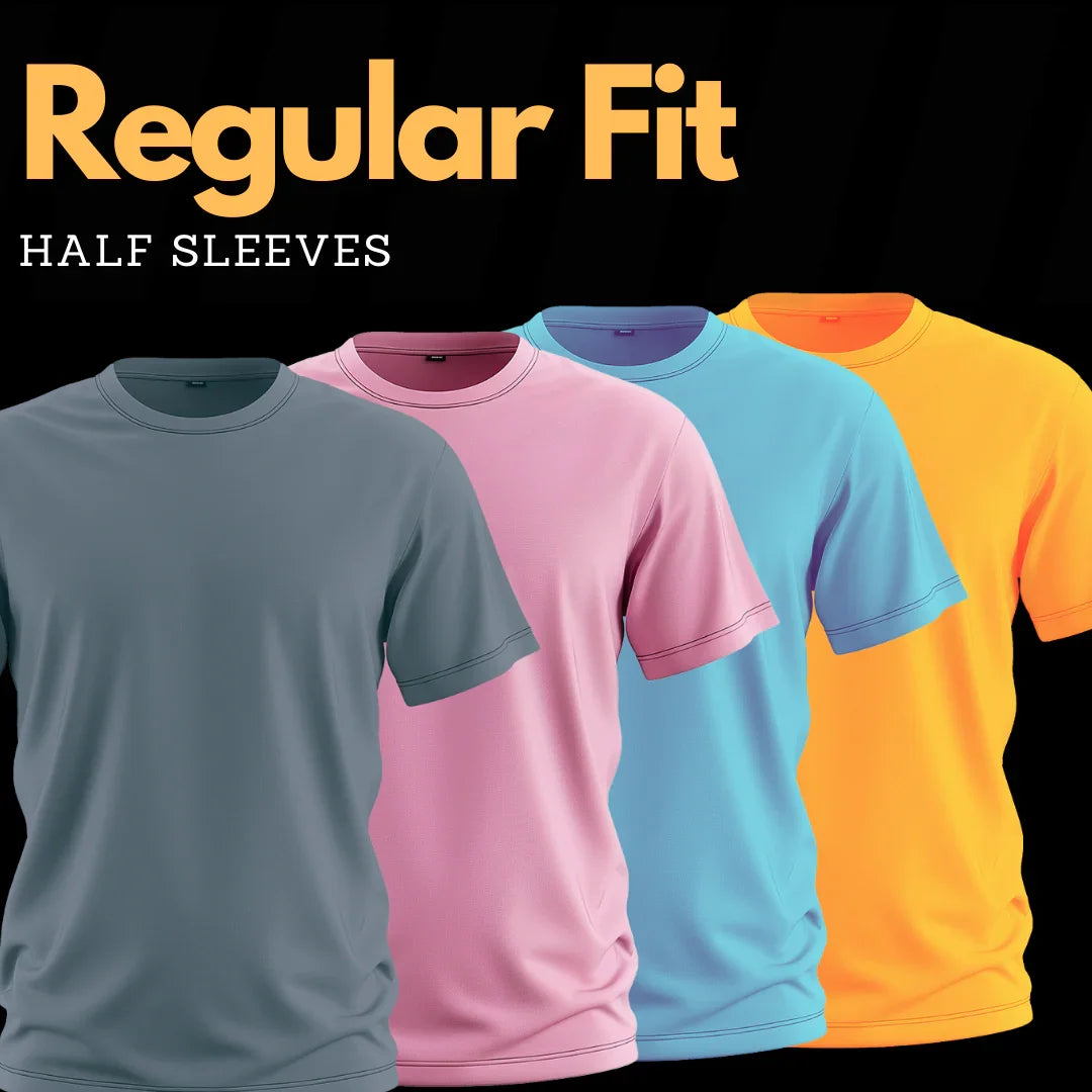 Regular Fit Half Sleeve - threadspired