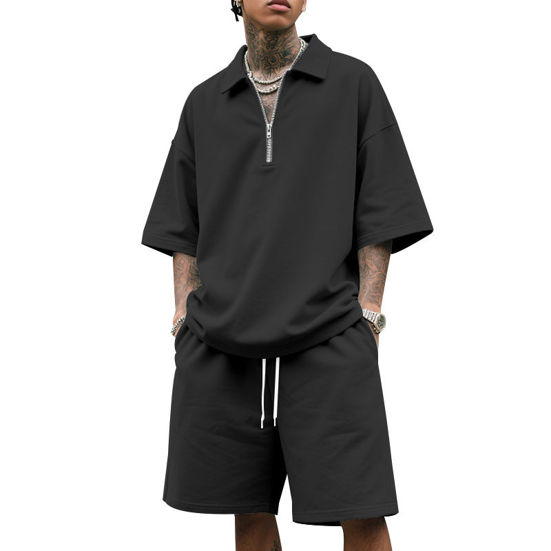 Lapel Suit Two-piece Set - threadspired