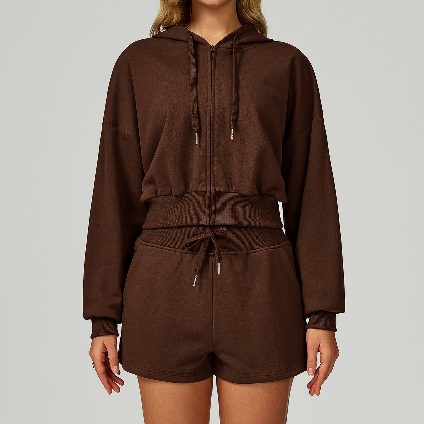 Sporty Casual Loose-fit Hoodie - threadspired