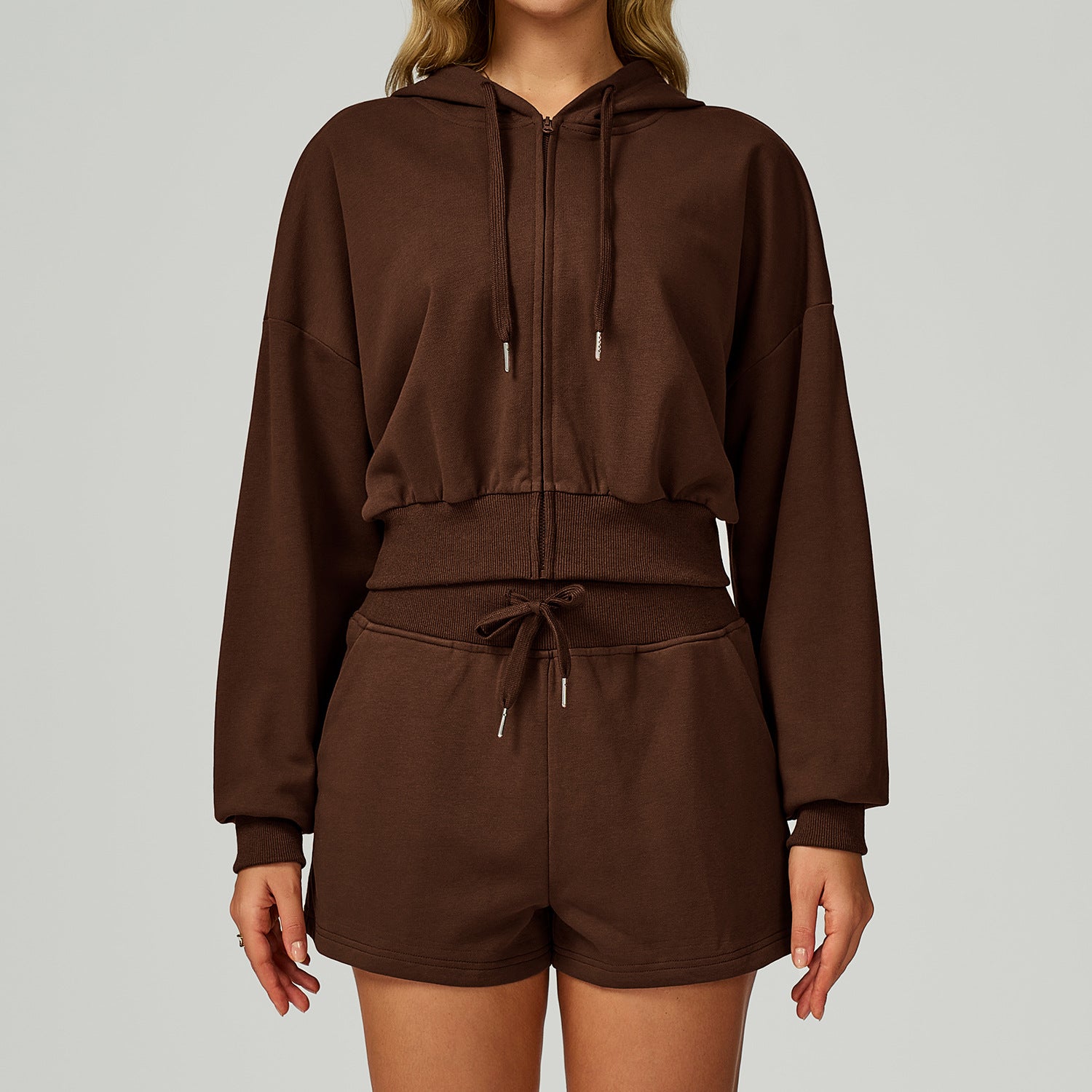 Sporty Casual Loose-fit Hoodie - threadspired