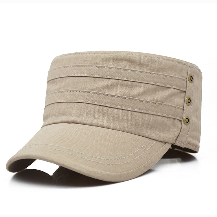 Spring And Summer Flat-top Cap Thin Material Stylish Men And Women - threadspired