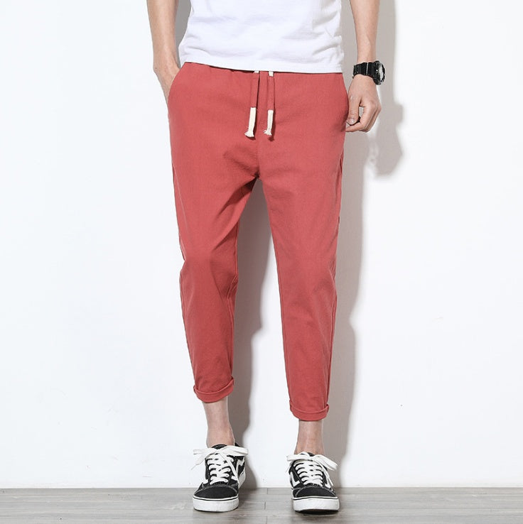 casual cotton pants - threadspired