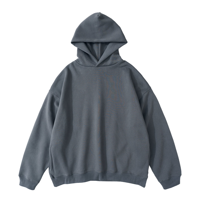 Solid Color Cotton Hoodie - threadspired