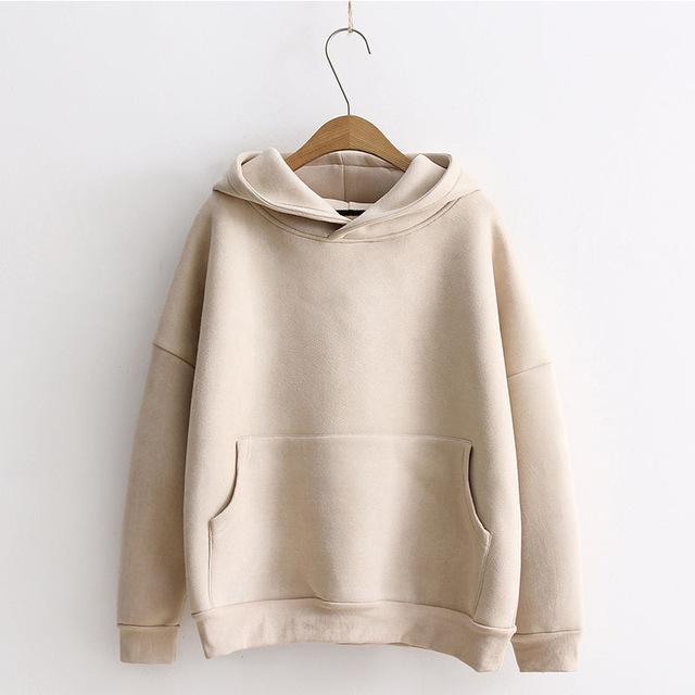 Simply Suede Hoodie - threadspired