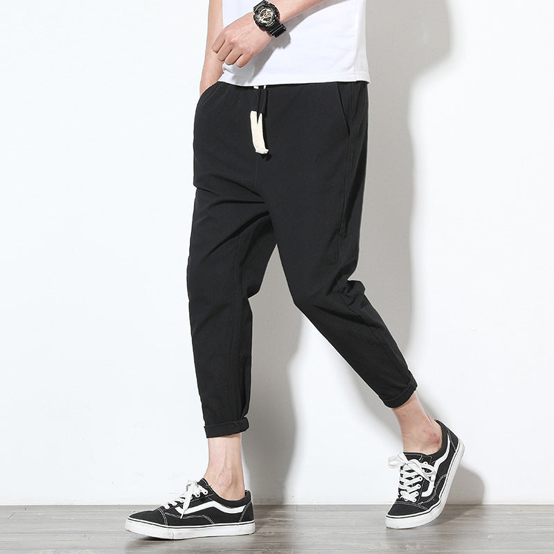 casual cotton pants - threadspired