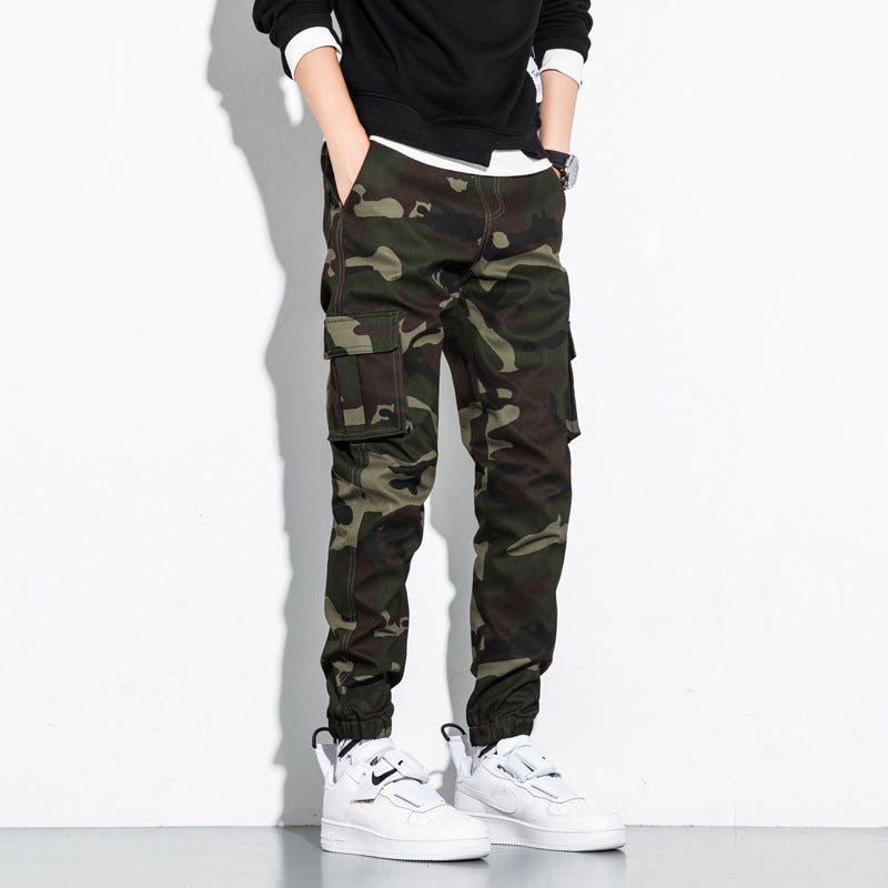 Camouflage regular-fit Pants - threadspired