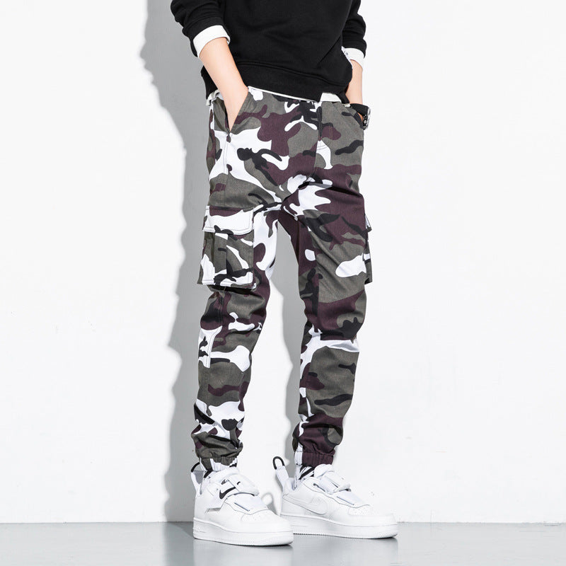 Camouflage regular-fit Pants - threadspired