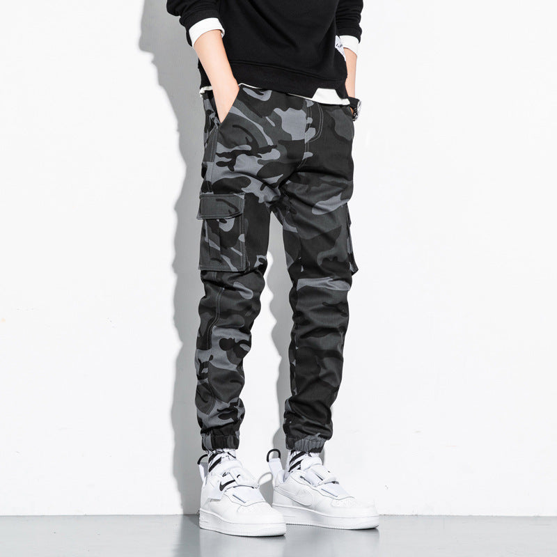Camouflage regular-fit Pants - threadspired