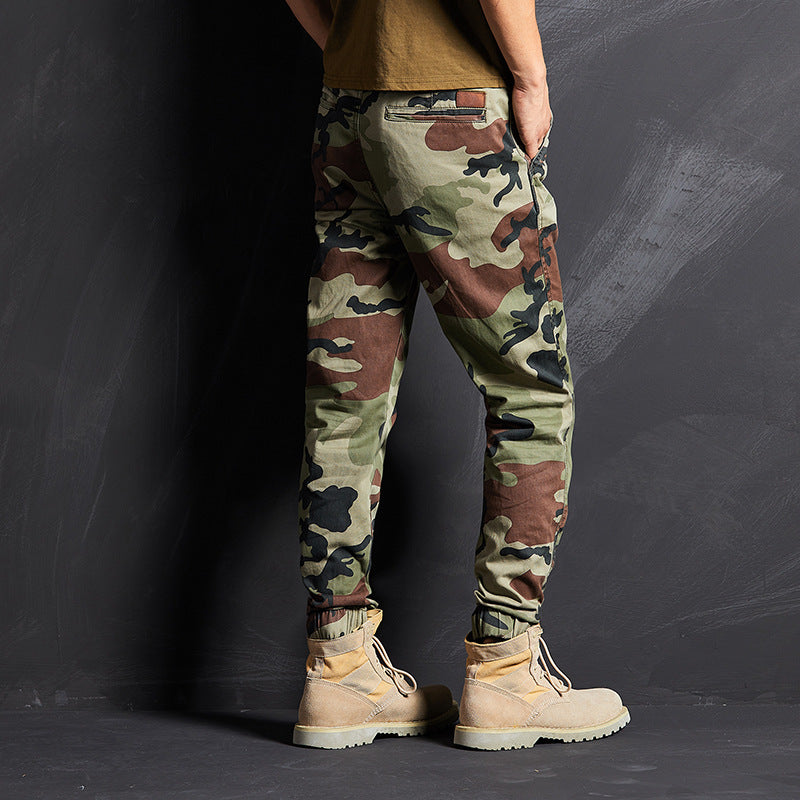 Camouflage Slim-fit Pants - threadspired