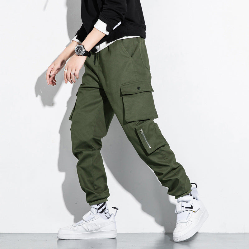 Drawstring Cargo pants - threadspired