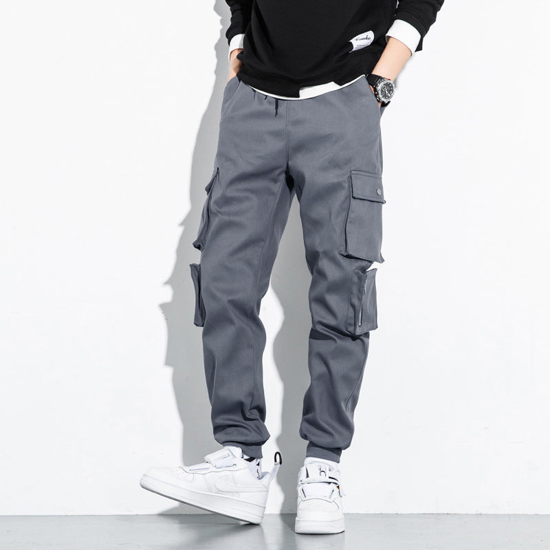 Drawstring Cargo pants - threadspired