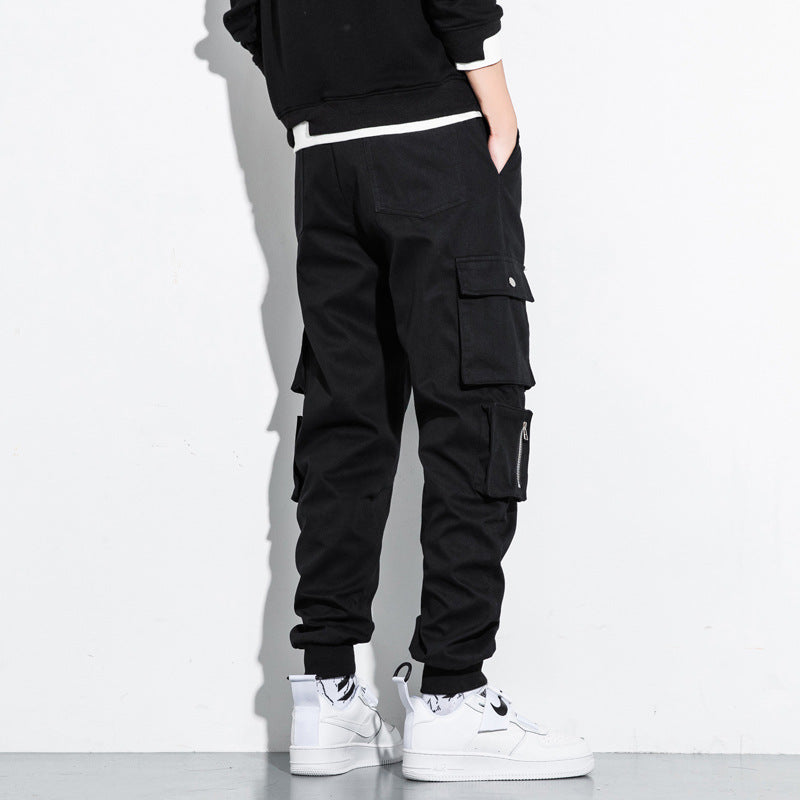 Drawstring Cargo pants - threadspired