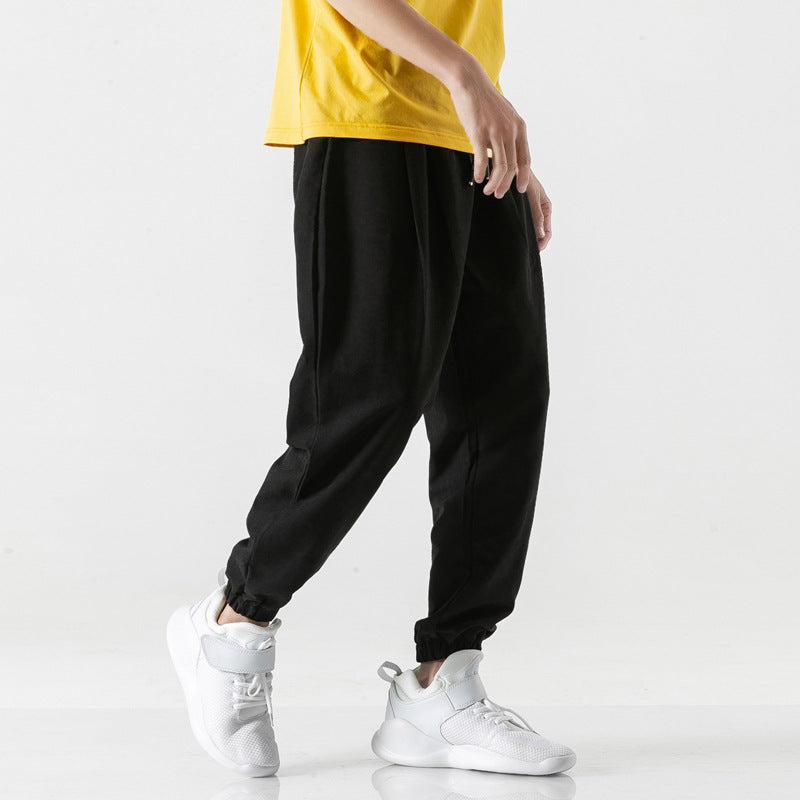 Polyester Harem Joggers - threadspired