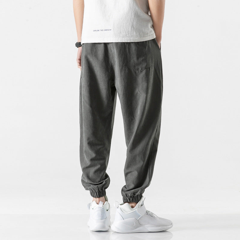Polyester Harem Joggers - threadspired