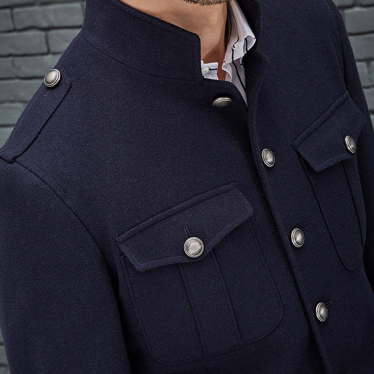 Slim-fit Short Coat - threadspired