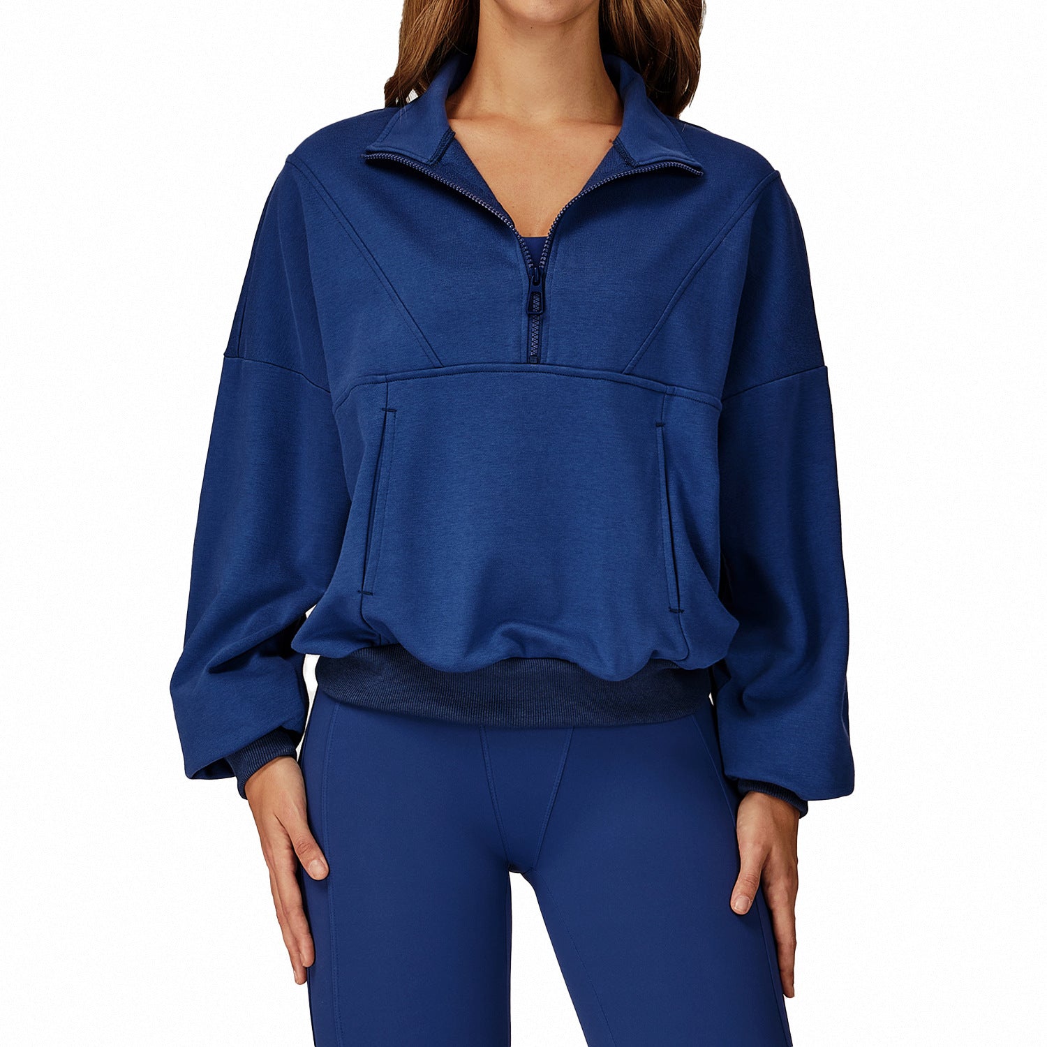 Casual Zippered Sweater - threadspired