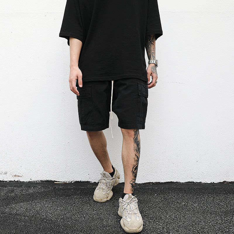 Distressed cargo shorts - threadspired