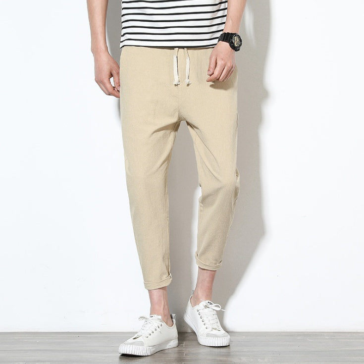 casual cotton pants - threadspired