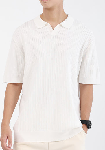 Turn-down Collar Polo T-shirt - threadspired