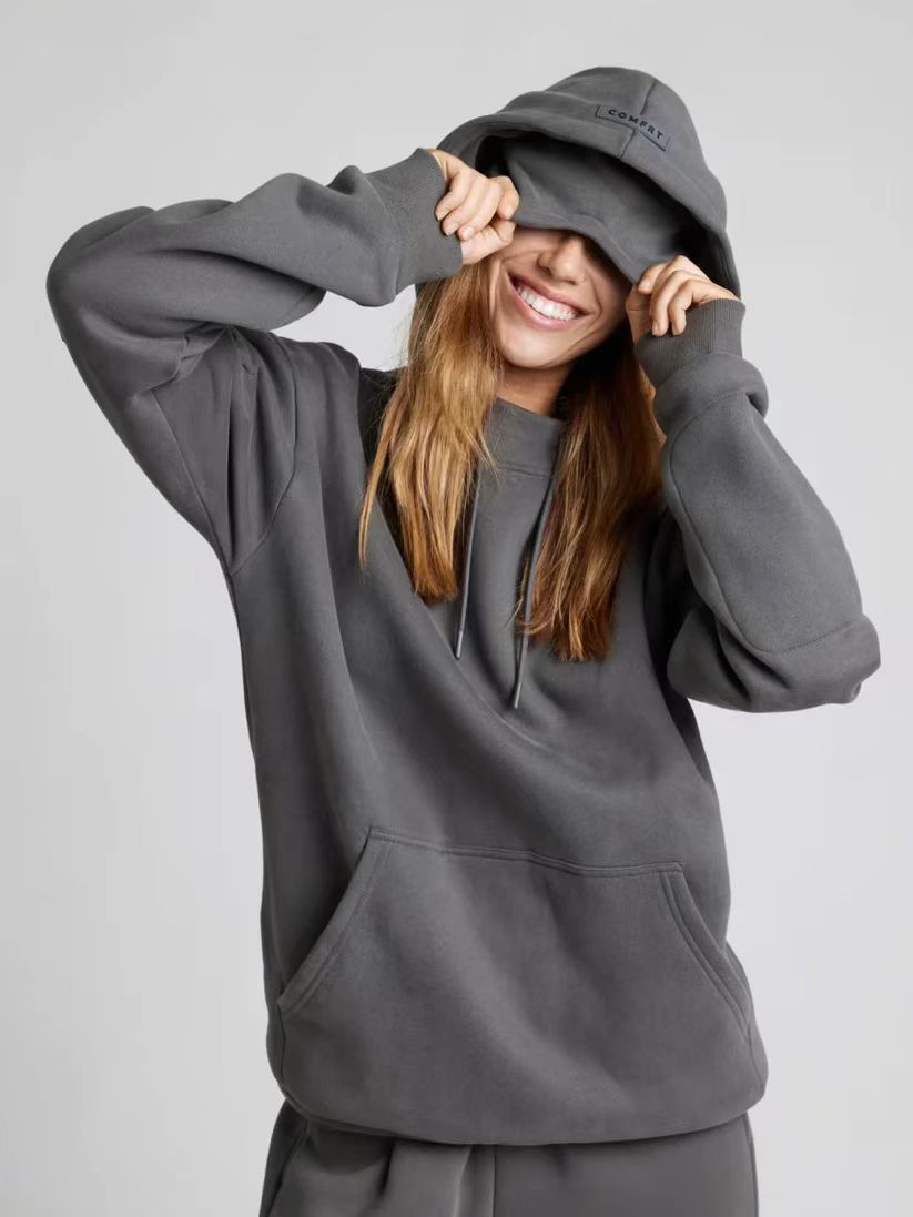 Colourful Hoodie With Drawstring Eye Mask - threadspired