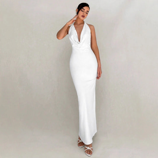 Slim-fit Design Long Dress