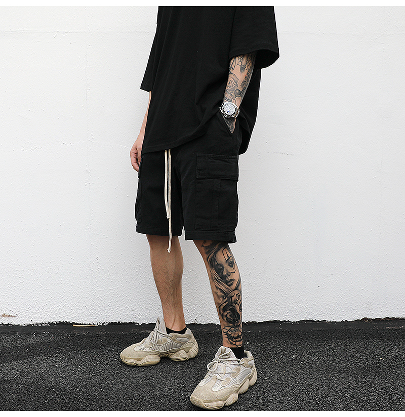 Distressed cargo shorts - threadspired