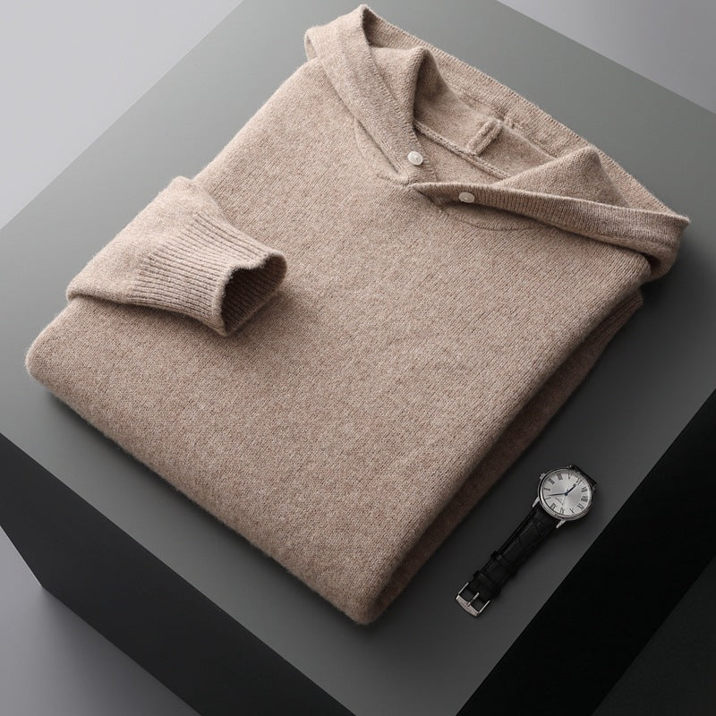 Crew-Neck Full-Wool Sweater - threadspired