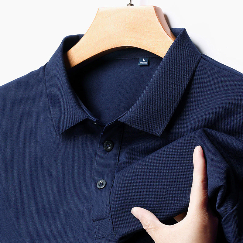 Casual Loose Lapels Polo T-shirt - threadspired