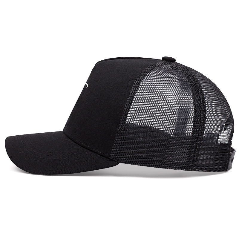 Cross English Embroidery Breathable Baseball Cap - threadspired