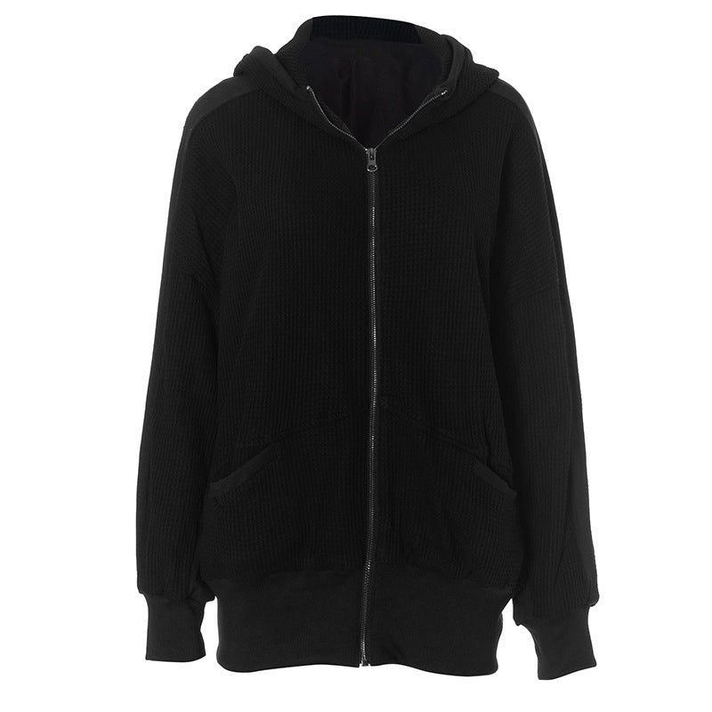 Loose-Fit Sweater-style Jacket - threadspired