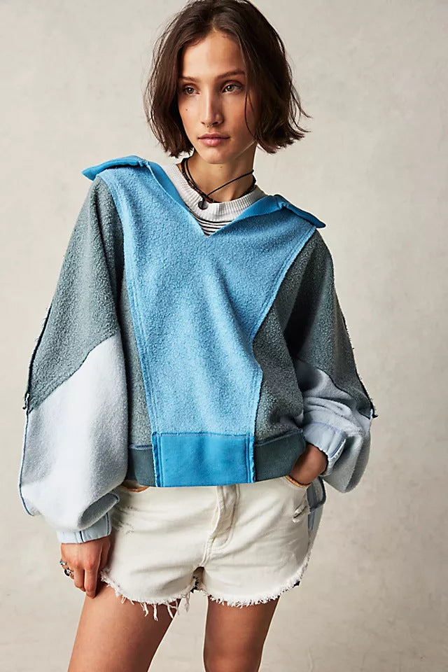 Loose And Lazy Style Cross-border Leisure Pullover Sweatshirt - threadspired