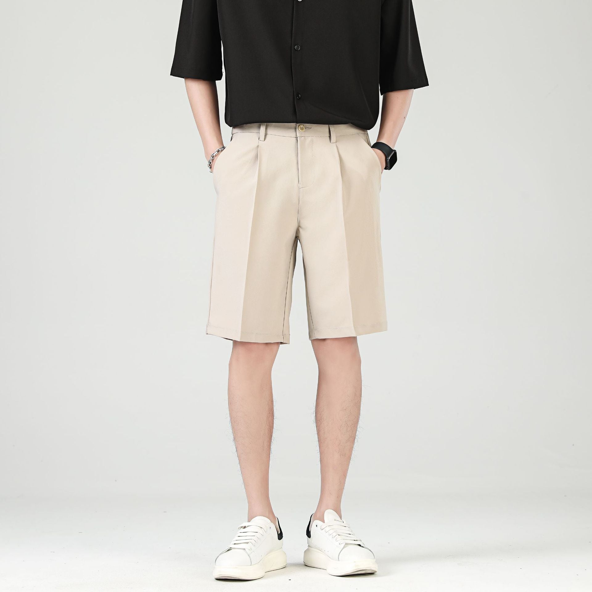 Silk Suit Shorts - threadspired