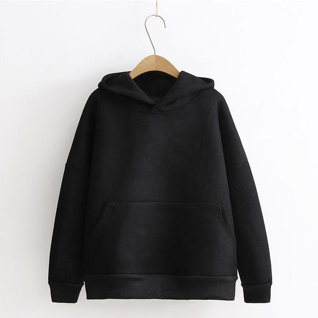 Simply Suede Hoodie - threadspired