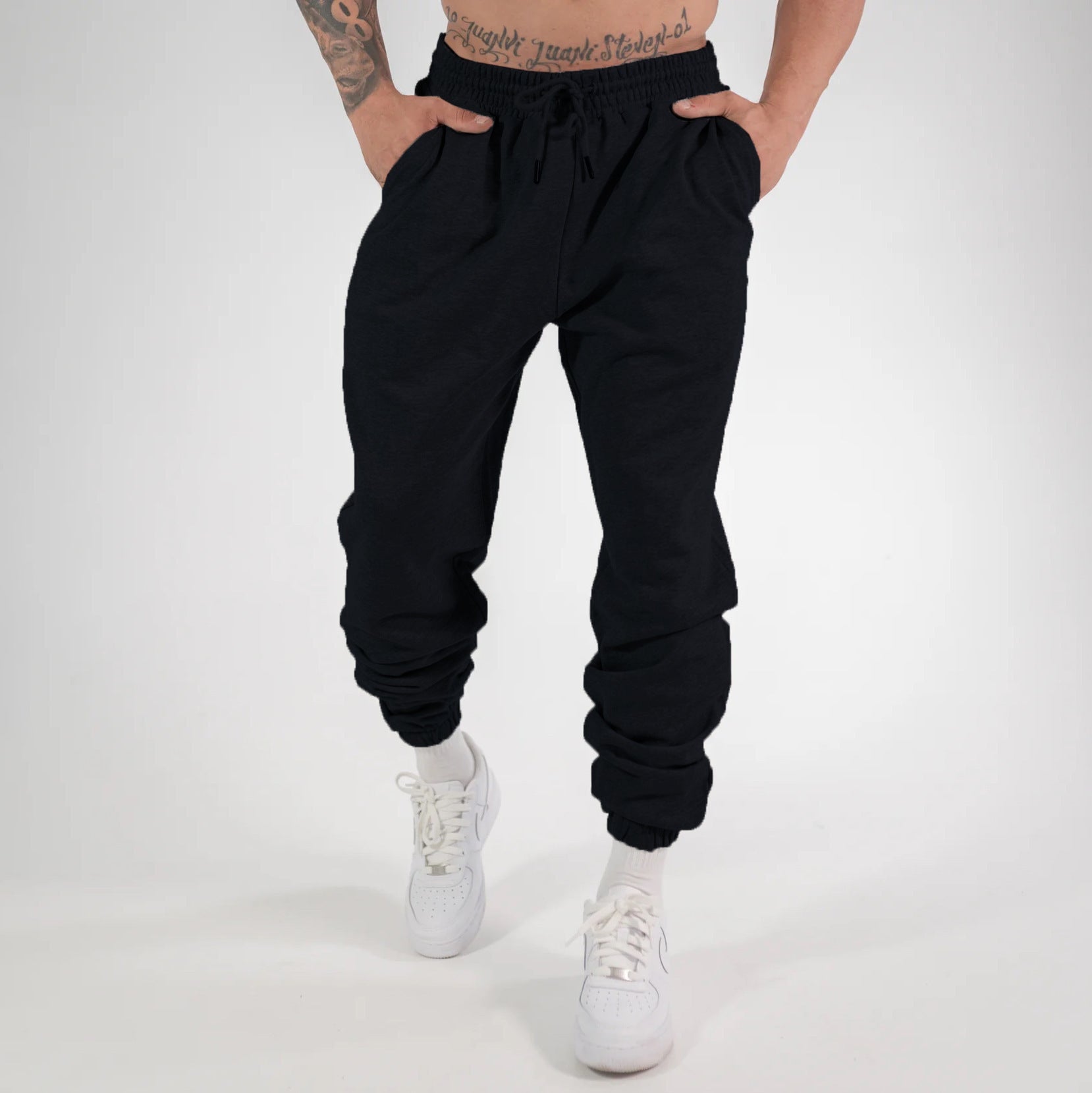 Men's Wide Leg Joggers - threadspired