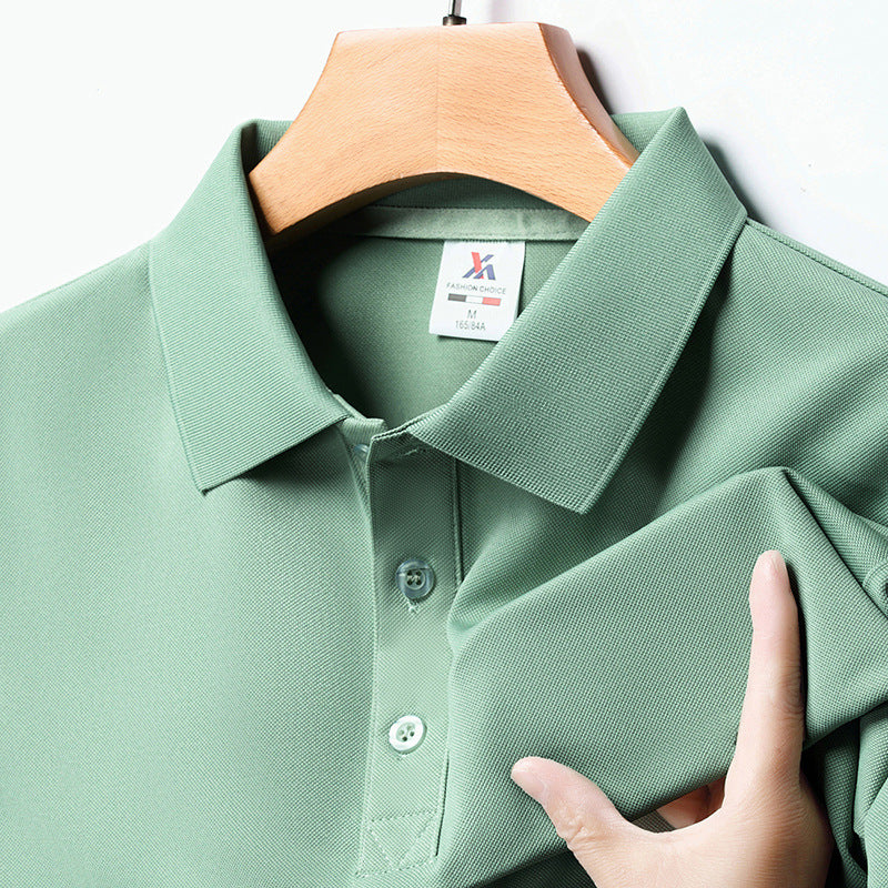 Casual Loose Lapels Polo T-shirt - threadspired