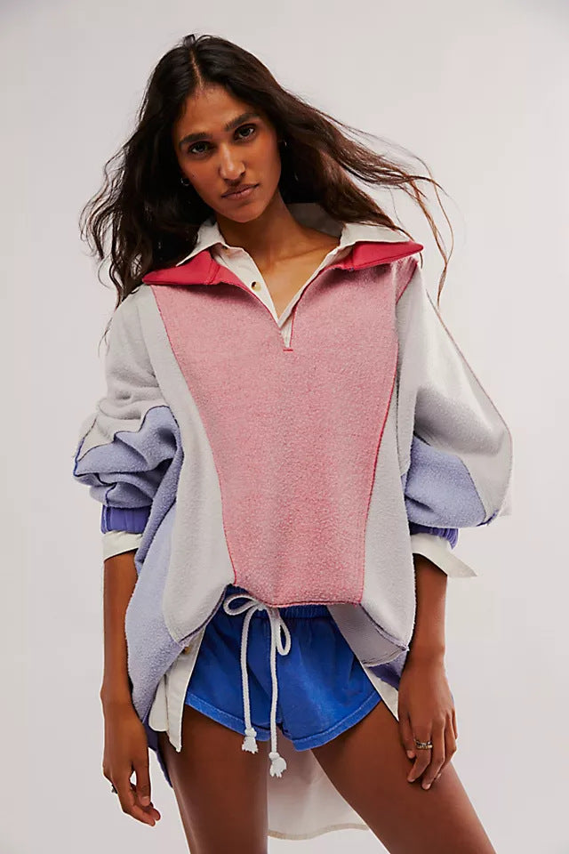 Loose And Lazy Style Cross-border Leisure Pullover Sweatshirt - threadspired