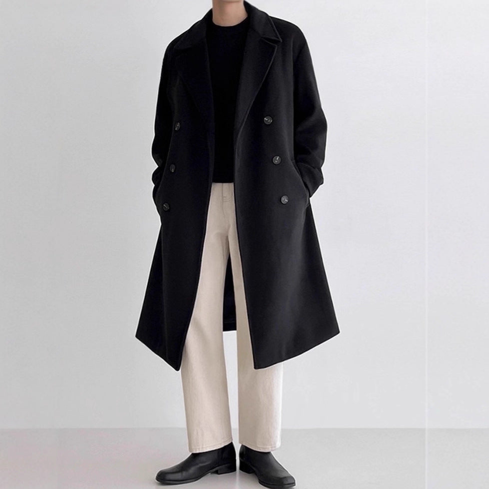 Oversized Wool overcoat - threadspired