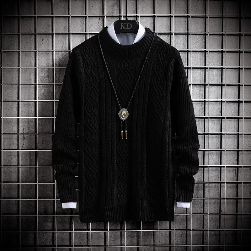 Slim Knitted Sweater - threadspired