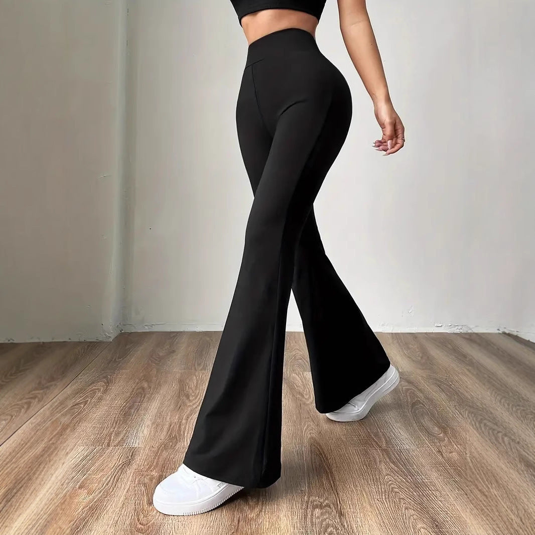 Skin-friendly Yoga Home Flared Pants Leisure Sports - threadspired