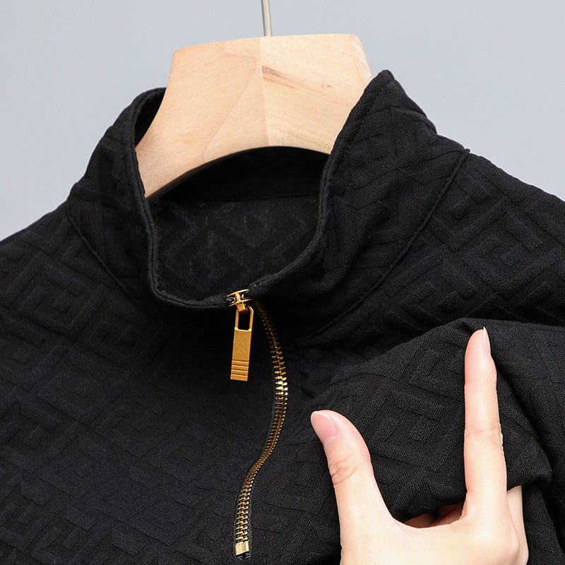 Casual Collared Bottoming Shirt - threadspired