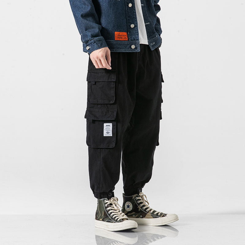 Workwear Men's Casual Tapered Pants - threadspired