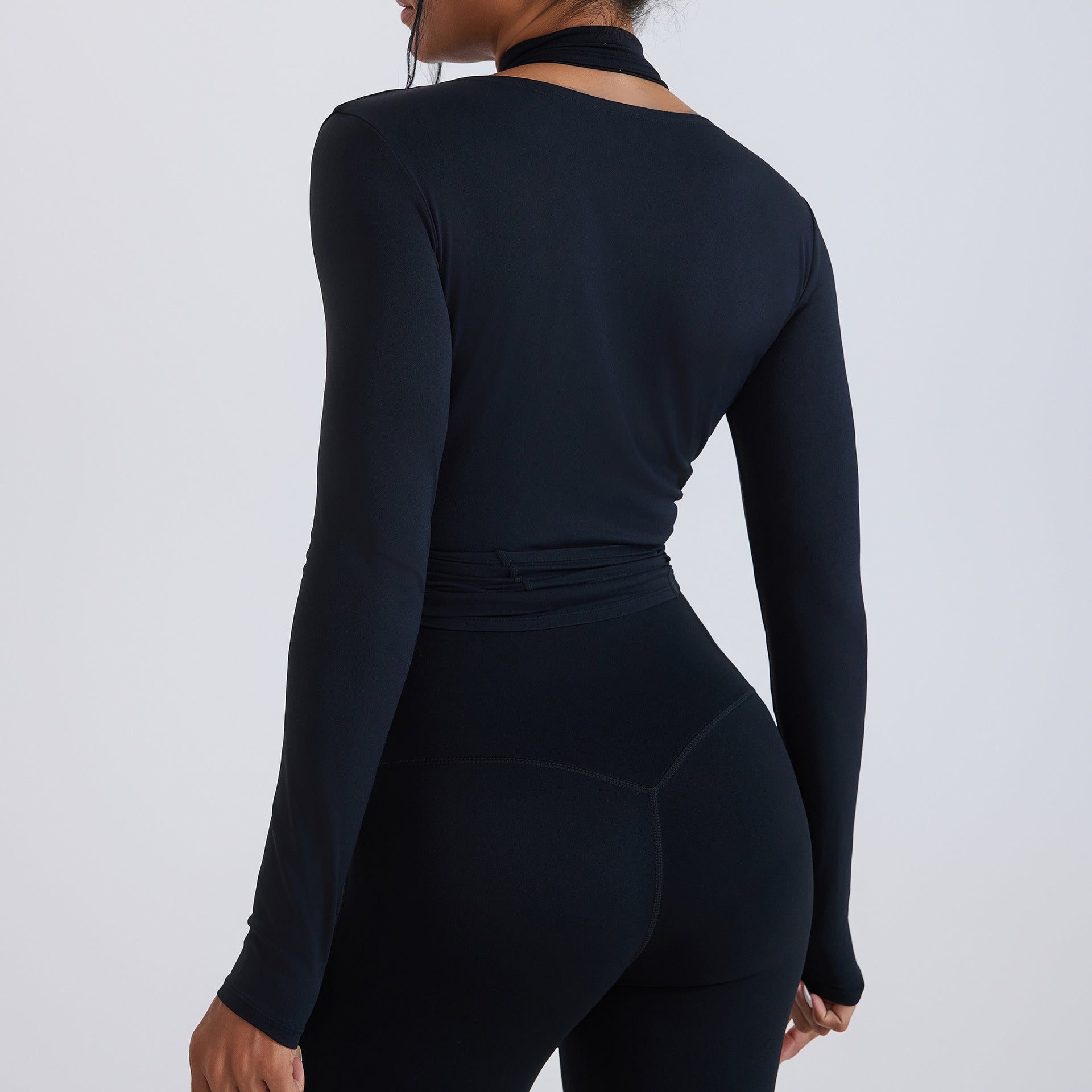 Womens Casual Sporty Long-sleeve Top - threadspired