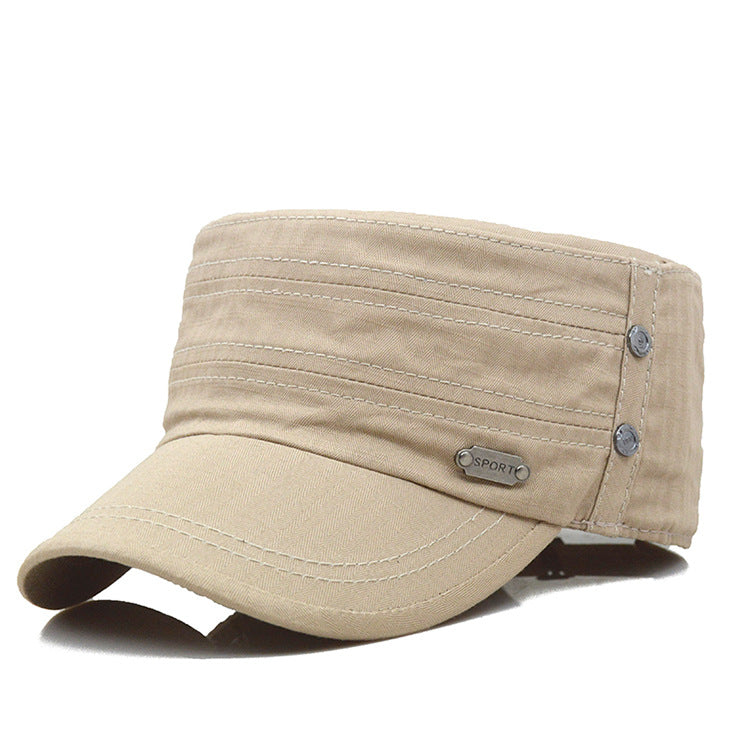 Spring And Summer Flat-top Cap Thin Material Stylish Men And Women - threadspired
